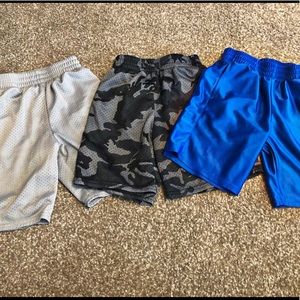 Lot of 3 youth athletic shorts.